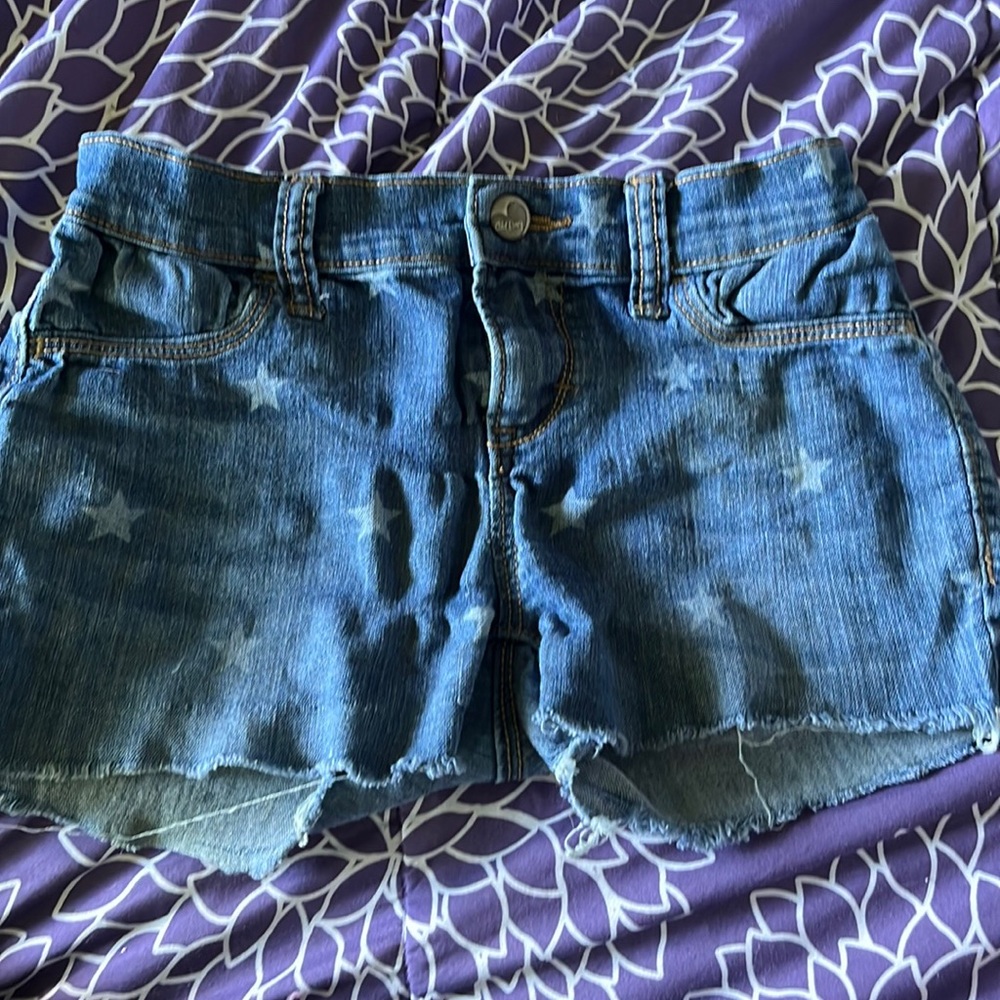 Star blue Jean shorts